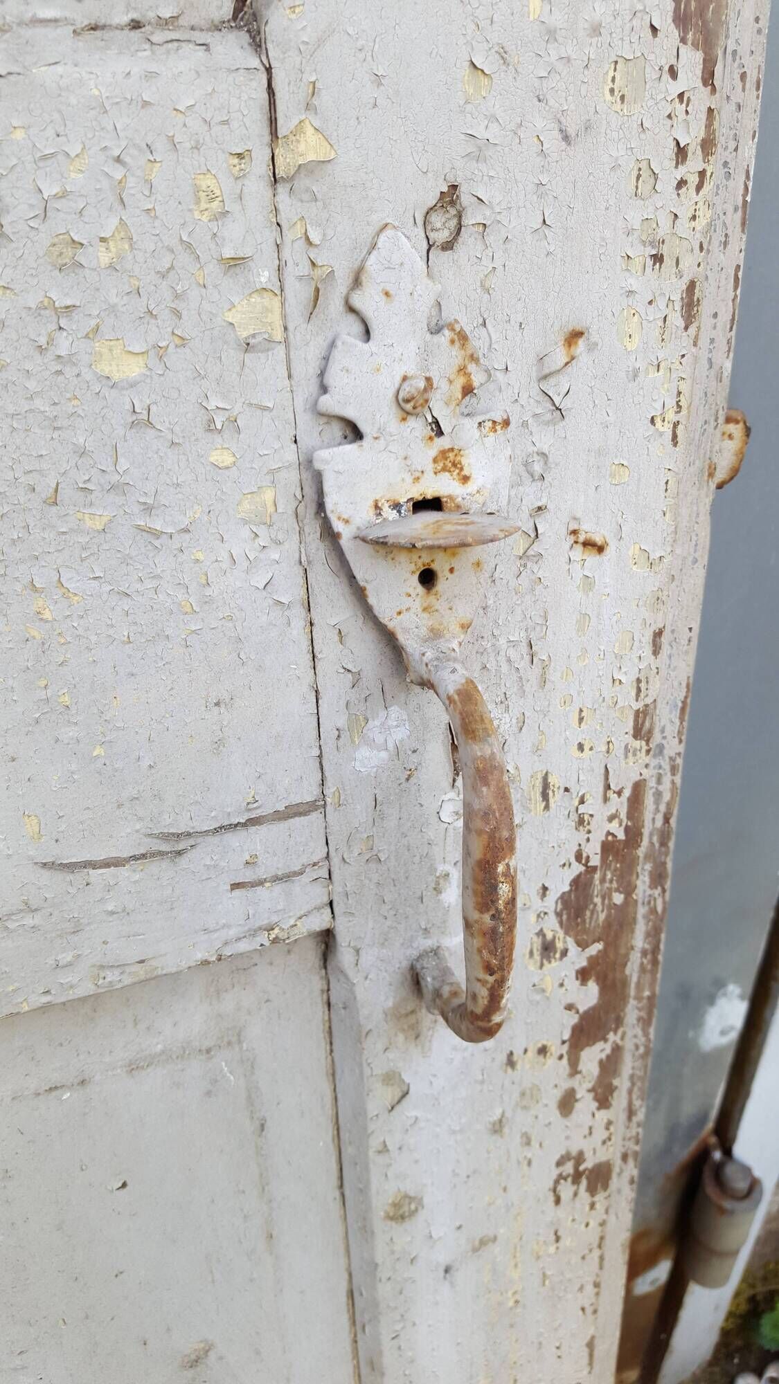 18th century glass door patina and original fittings