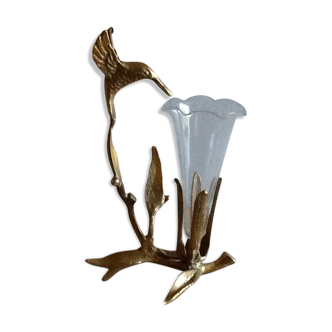 Bird with its small vase