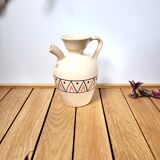 Ceramic pitcher decorated pottery