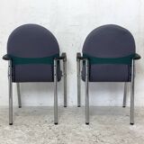 Set of 6 Onda chairs edition VITRA Design Mario Bellini