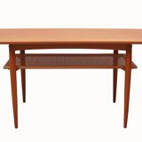 Table basse en teck des années 1960 Opal Furnitures