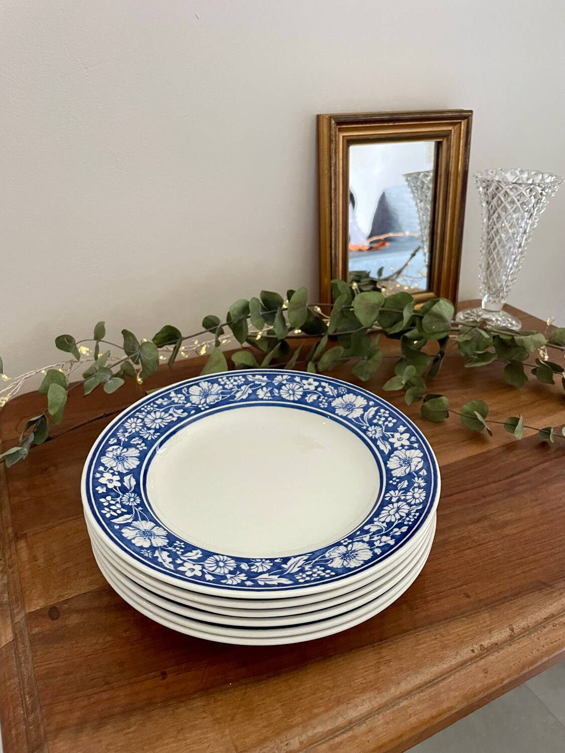 Vintage dessert plates