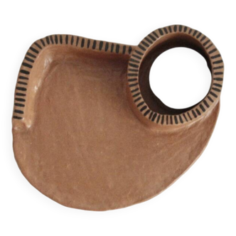 Terracotta paper candle holder