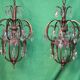 Part of a gilded bronze chandelier, Italy around 1900.