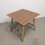 Square bamboo table