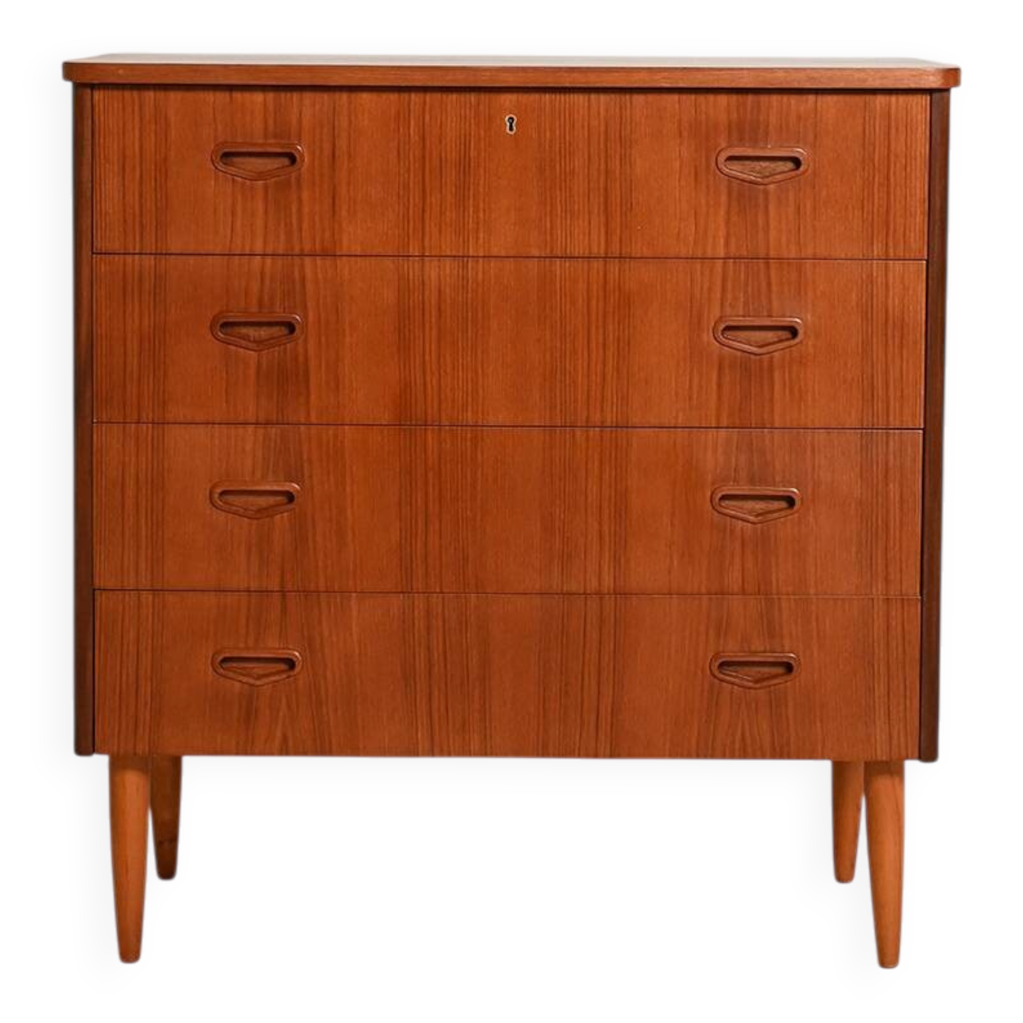 Commode en teck suédois, années 1950