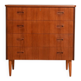 Commode en teck suédois, années 1950