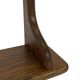 Vintage oak wall rack book shelf 1960s wood minimalist design