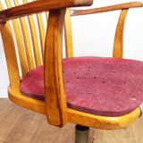 Stoll Giroflex wooden workshop chair