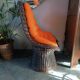 Vintage rattan armchair