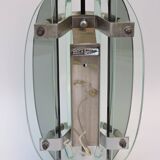 Vintage glass wall lamp from Veca Italy