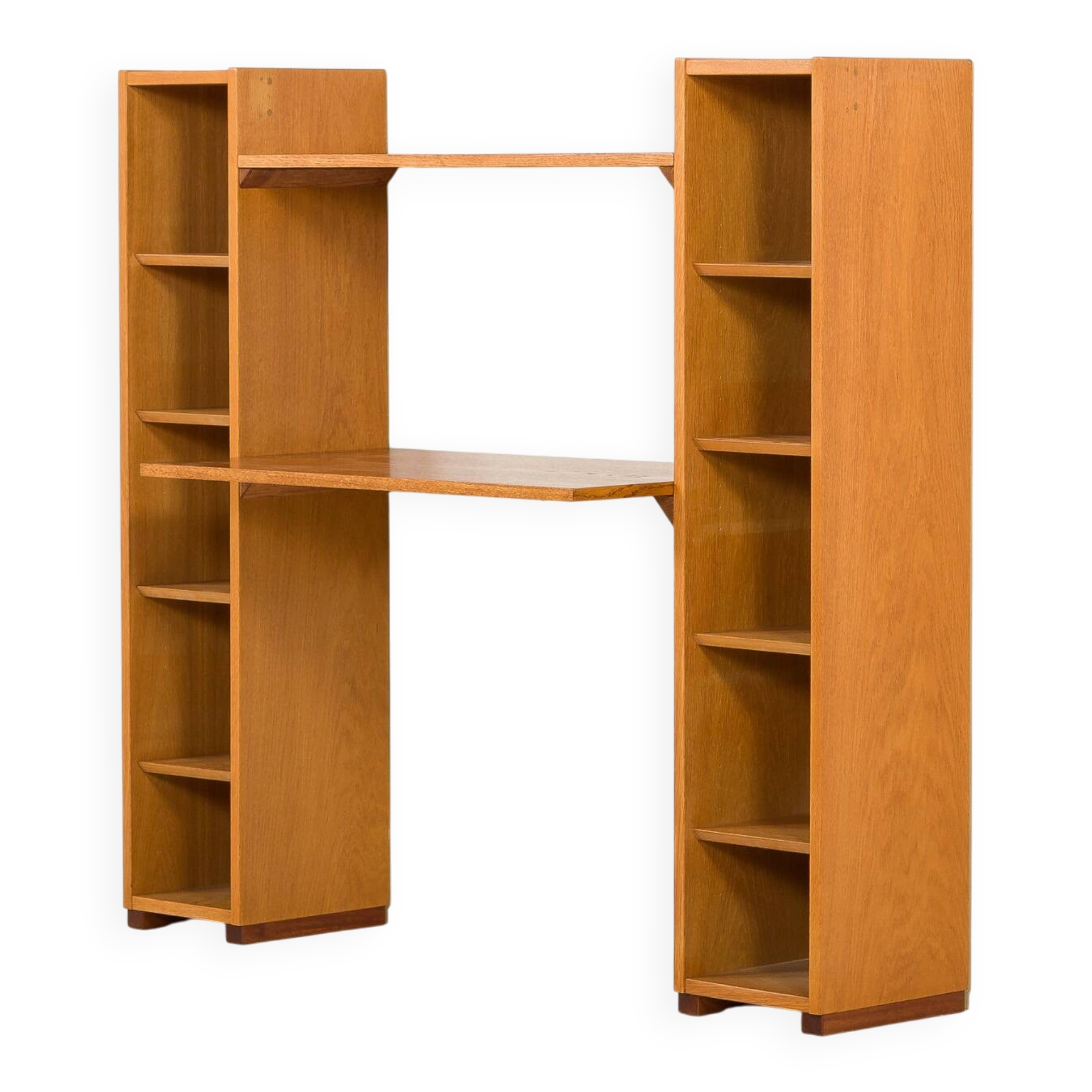 Modular Oak desk by Hundevad, Denmark, 1970s