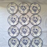 Dessert plates Sarreguemines Lancaster