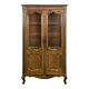 Vitrine de style Louis XV en Merisier