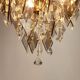 Hollywood Regency cristal and glass chandelier, 1970s