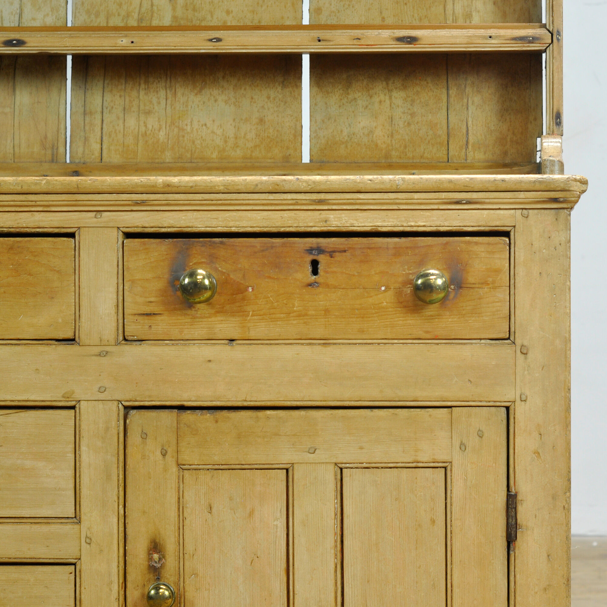 Pine buffet cabinet, circa 1850