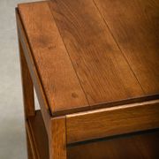 Dutch Modernist Art Deco Amsterdam School side table or bedside table Oak
