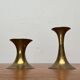 Mid-Century Brass Candleholders, 1960s, Set of 2