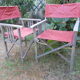 Paire de fauteuils pliables