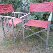 Paire de fauteuils pliables