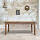 Vintage farmhouse table with spindle legs.