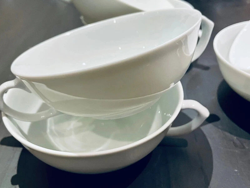 Set of 6 bowls porcelain