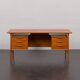 Freestanding teak desk, model 75 Gunni Omann for Omann Jun's Møbelfabrik
