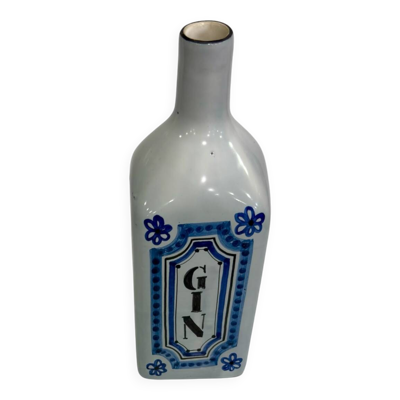 Sculpture en forme de Bouteille Gin Roger Capron Vallauris