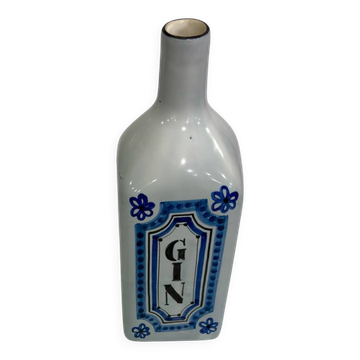 Sculpture in the shape of a Gin Bottle by Roger Capron, Vallauris.