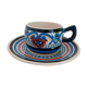 Paul Fouillen Quimper blue Cup