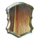 Gold frame mirror