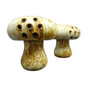paire de lampe champignons - 1970s