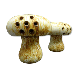 Pair of vintage mushroom lamps by Bruno Karlsson for EGO Sweden 1970s