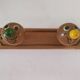 Vintage wooden children's coat rack