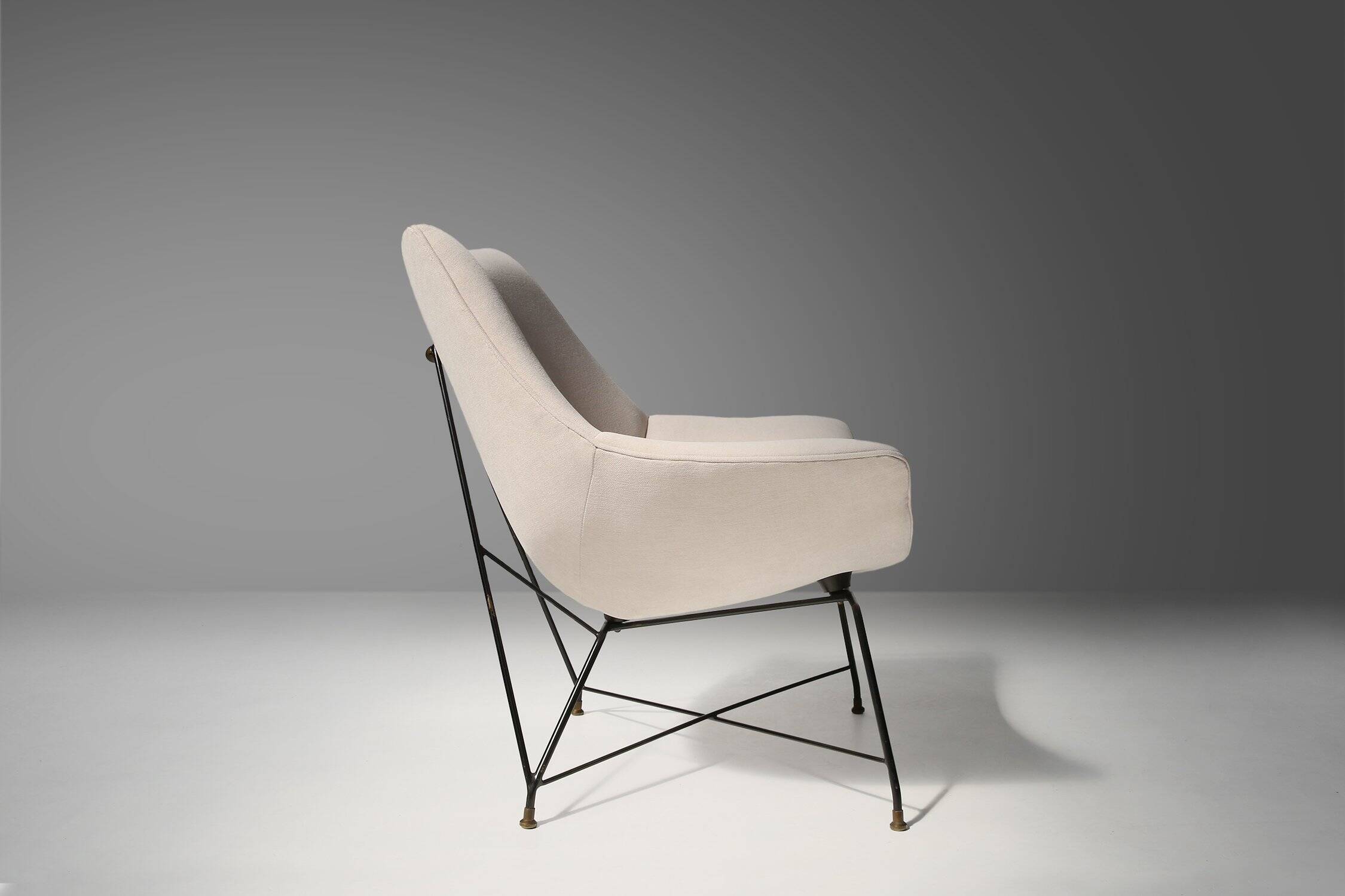 Cosmos Living Room Set of 3 by Augusto Bozzi for Saporiti, Italy, 1954