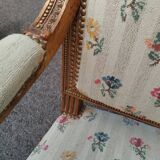 Paire de fauteuils anciens style louis xvi