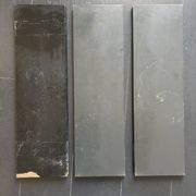 Vintage 1950 shelf taken on A. Dekker design black legs - 84 x 25 cm