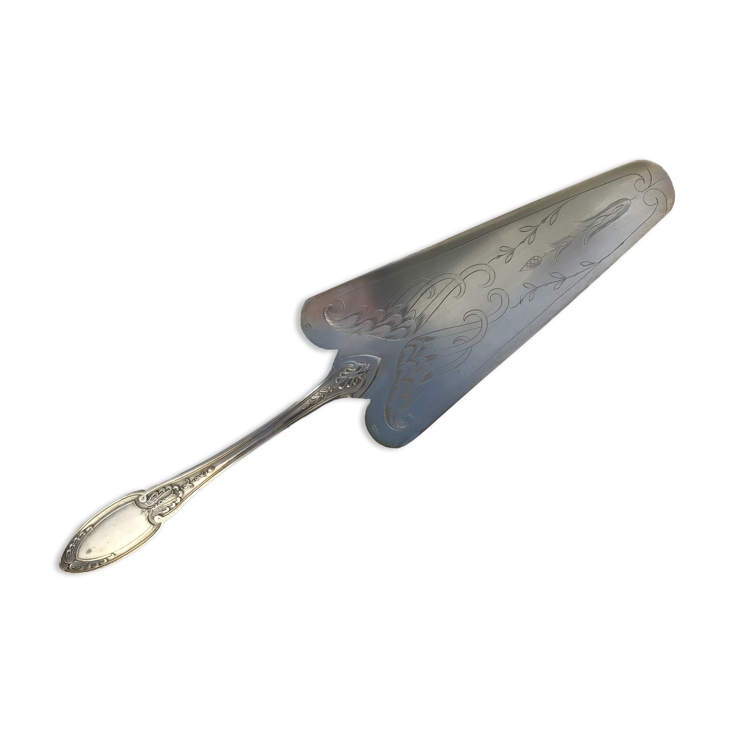 Cake shovel or pie Ercuis metal silver punches