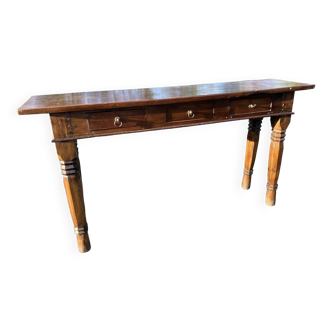 Old teak console