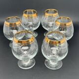 Strong alcohol service bottle and 6 glasses – 1224b2