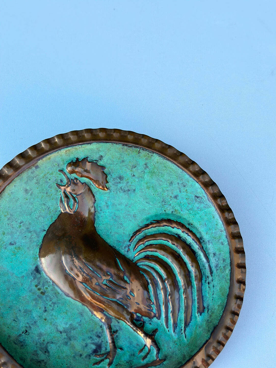 Copper plate for decoration