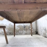 Farm table pitch pine 2 x 1 m from the 1950s