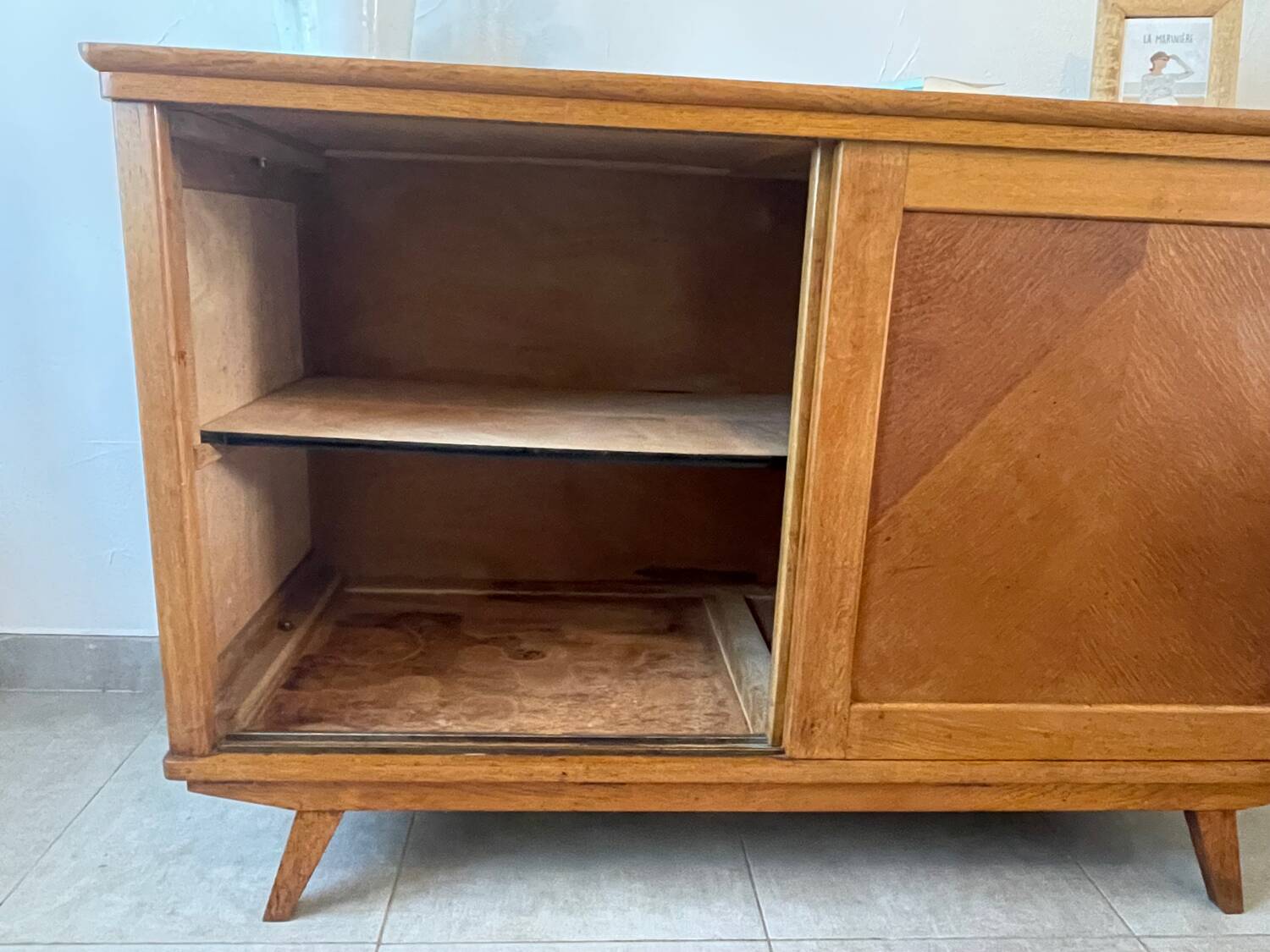 Magnificent vintage oak sideboard