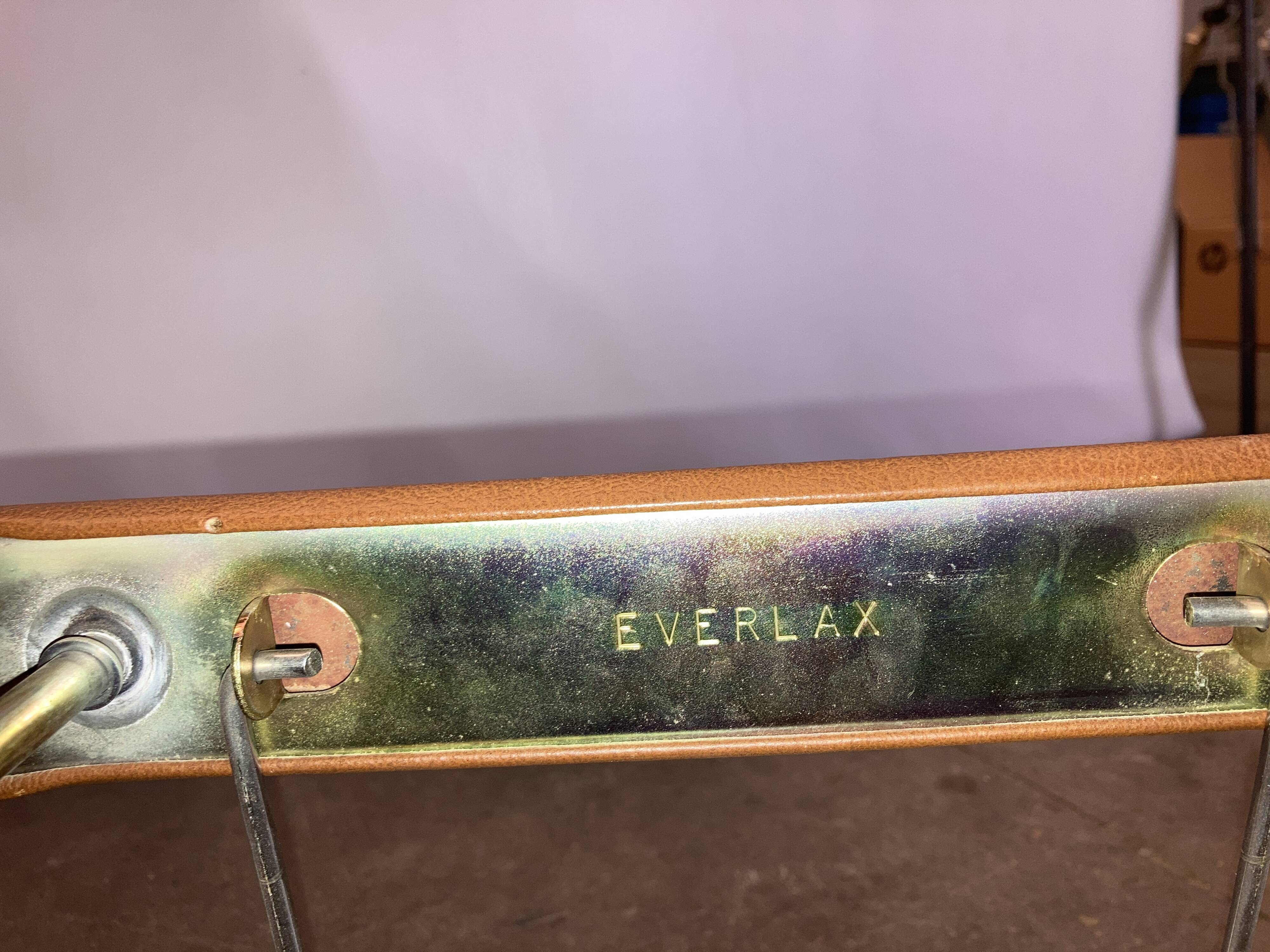 Everstyl Everlax chair imitation brown leather relax