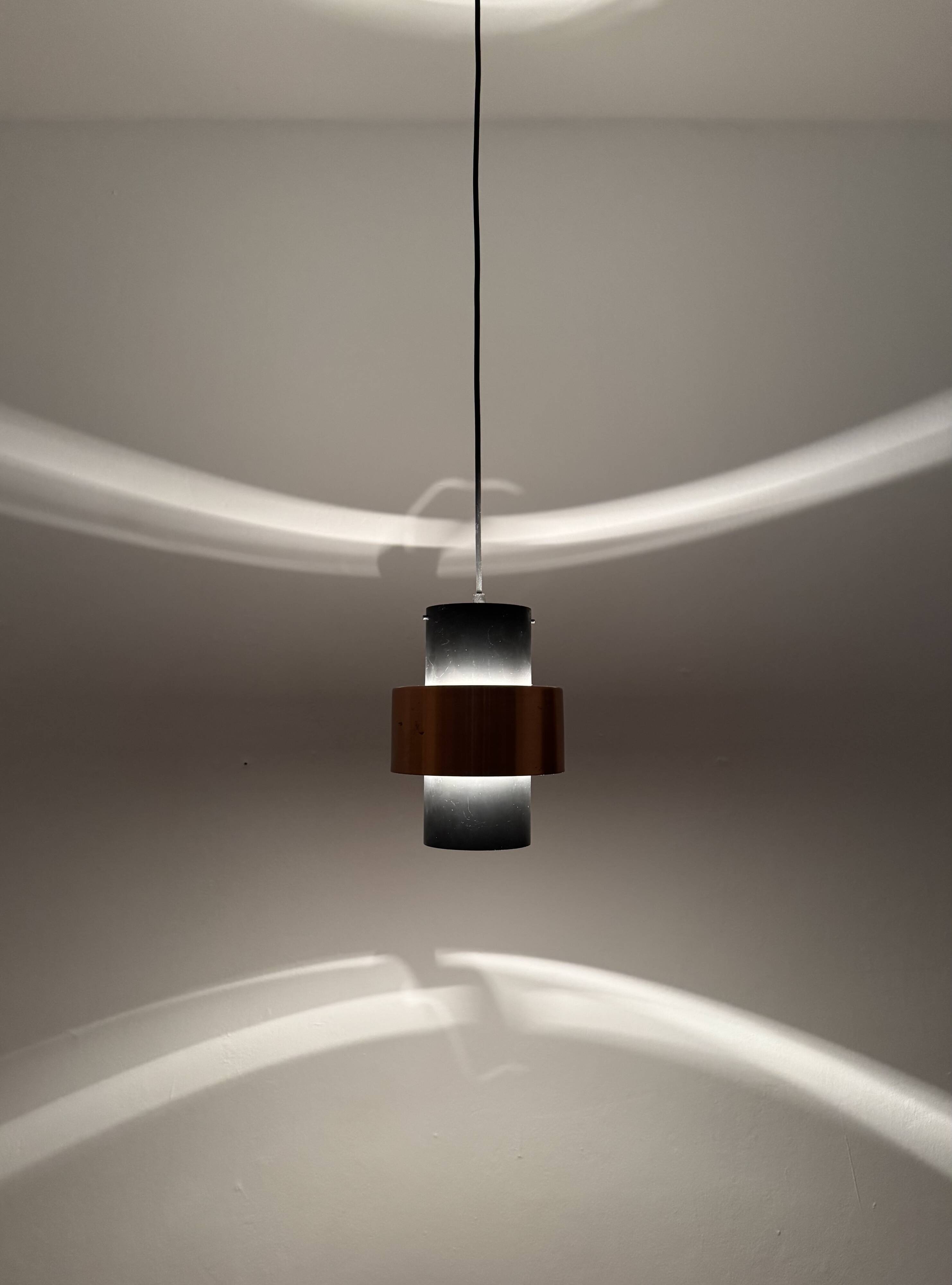 Set of 2 Danish Copper Pendant Lamps