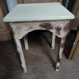 Solid wood stool square seat