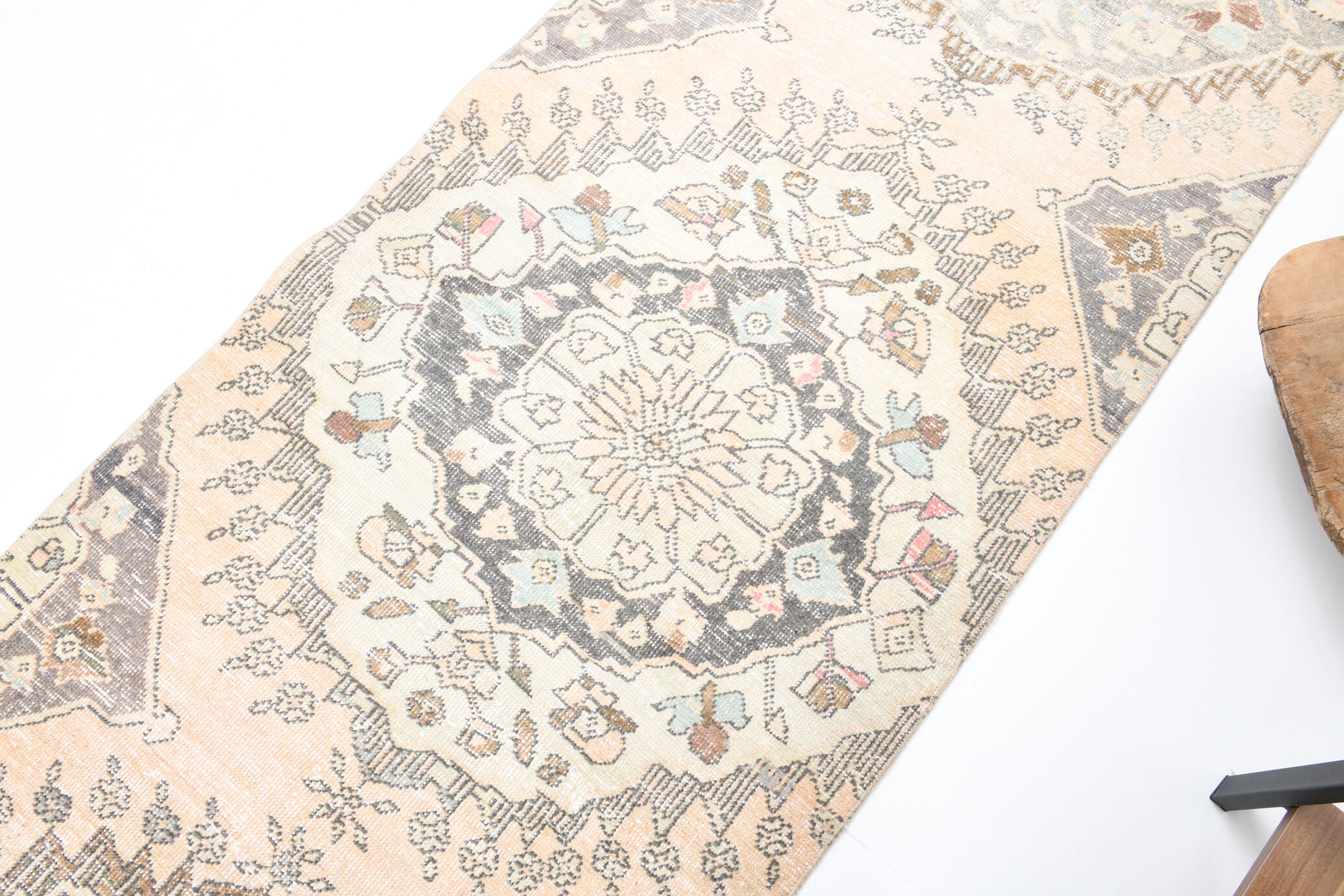 3x13 long wool turkish runner rug