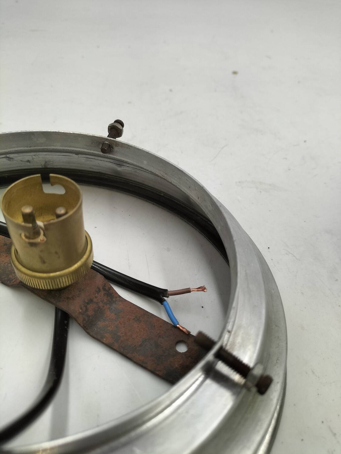 Opaline glass ceiling light