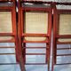 4 folding cane chairs
