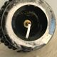 Black Italian ceramic pigna lamp 1970